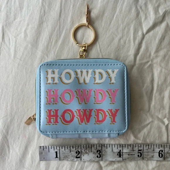 Howdy Howdy Howdy Change Purse Key Chain OS - Picture 6 of 11